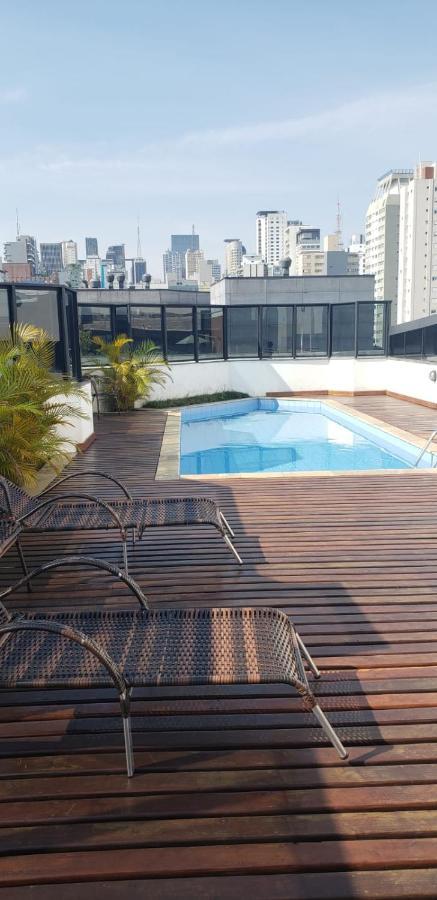 Apto 26 Com Smart Tv E Wifi Vivo Fibra Columbia Resid Ao Lado Pamplona Shopping Jardins - São Paulo Exteriör bild